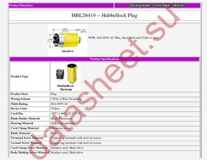 HBL26419 datasheet  